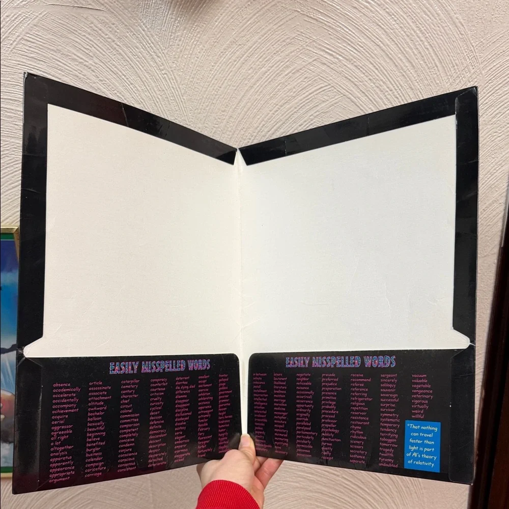 90s office school folder